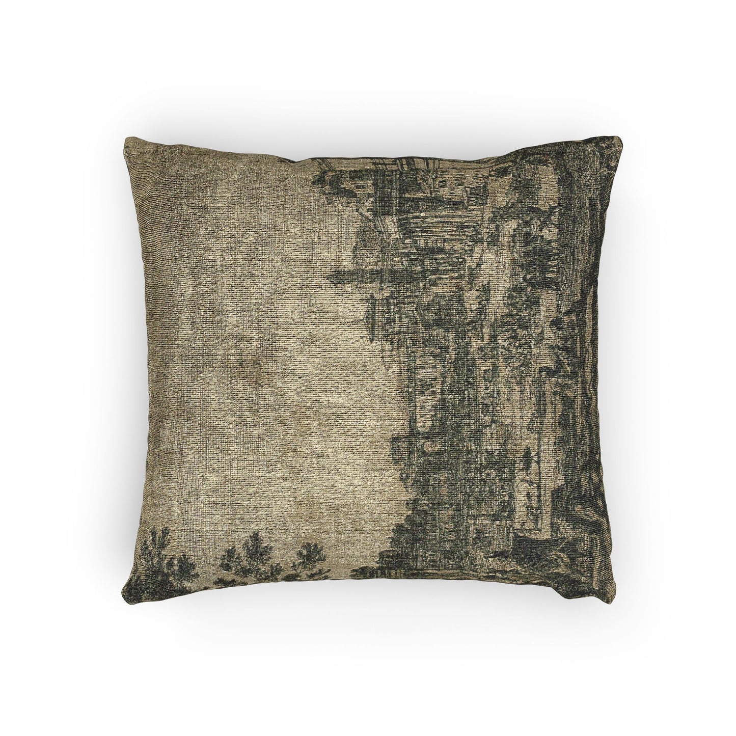 Claude Lorrain - The Roman Forum | Woven Pillow