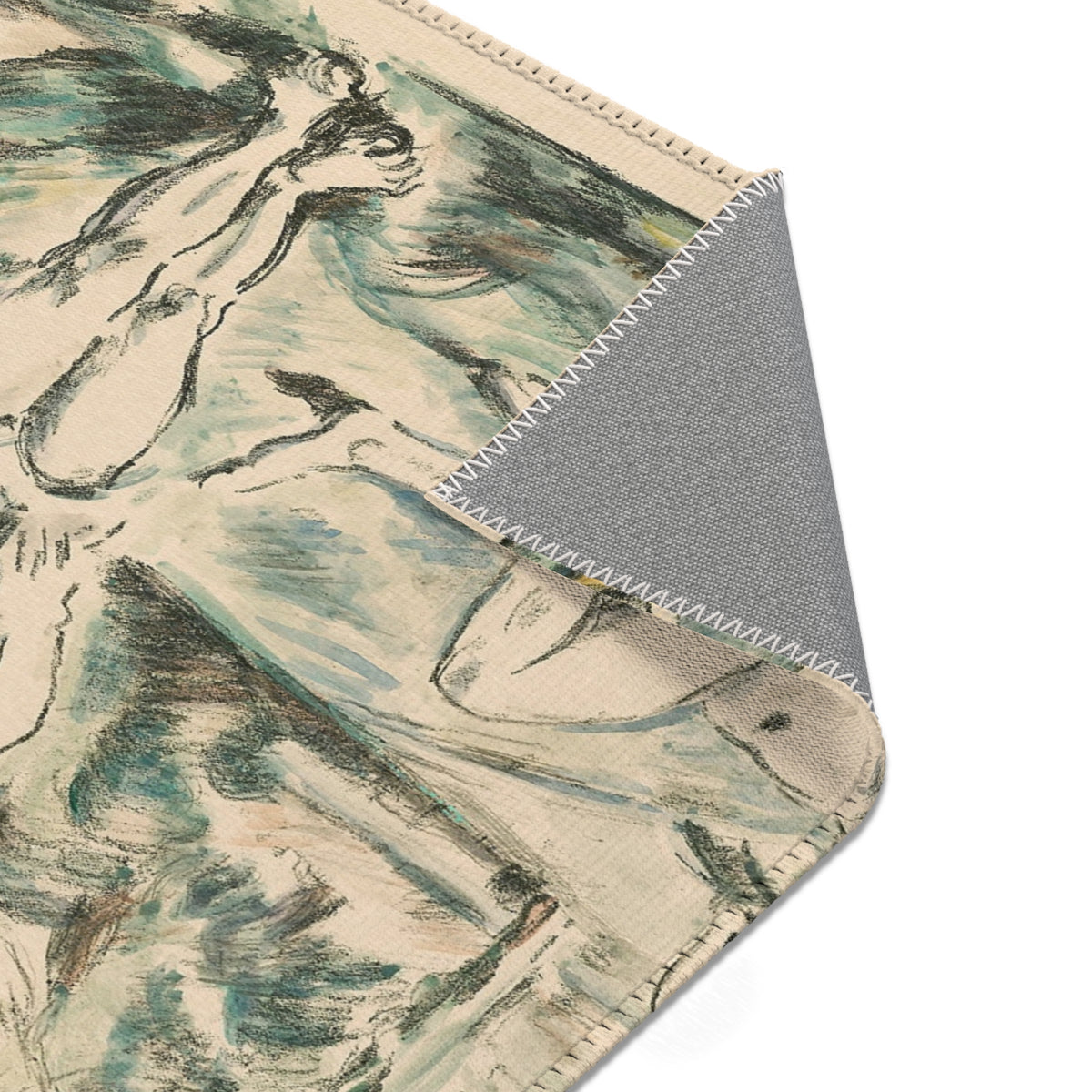 Large Bathers — Cézanne Area Rug