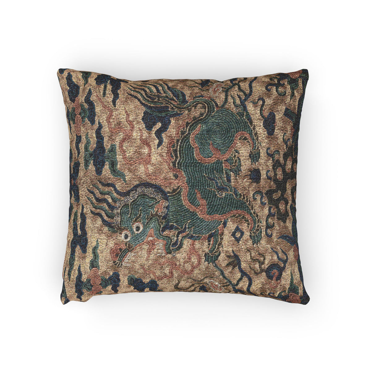 Rank Badge with Stylized Bear Pillow