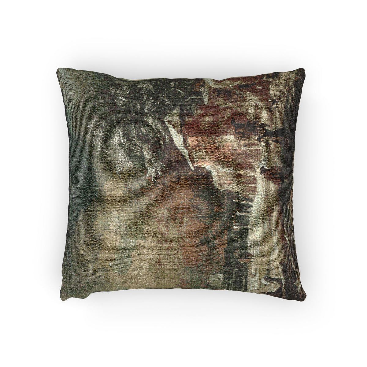 Winter Landscape — Ruisdael Pillow
