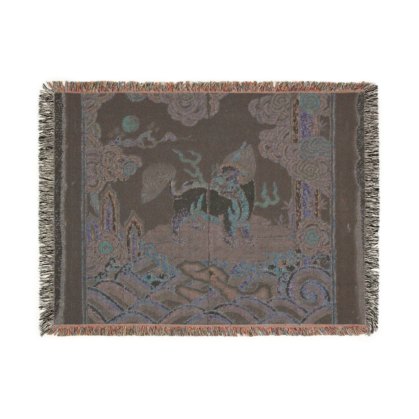 130_rank-badge-buzi | Woven Tapestry Blanket