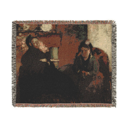 Portrait of Mme Lisle — Degas Tapestry Blanket