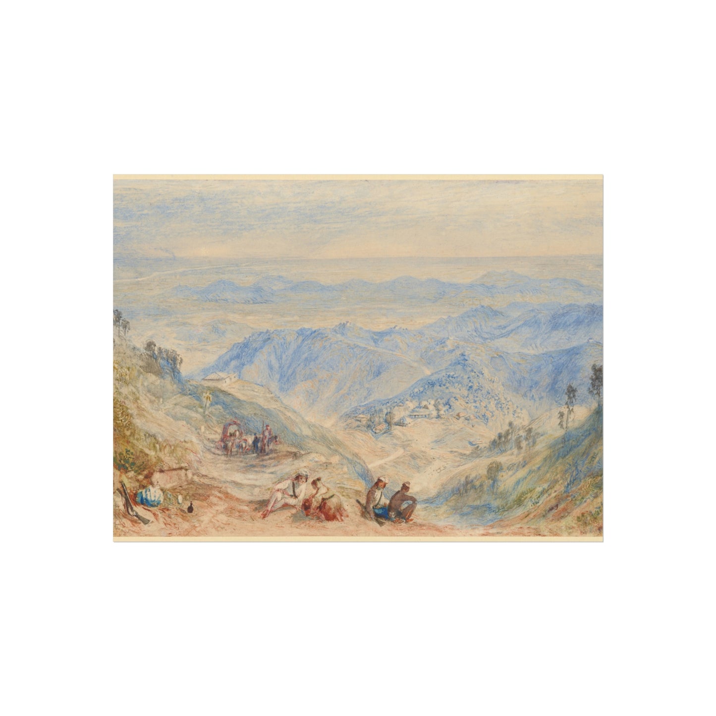 Joseph Mallord William Turner - Mussooree and the Dhoon from Landour | Fine Art Poster