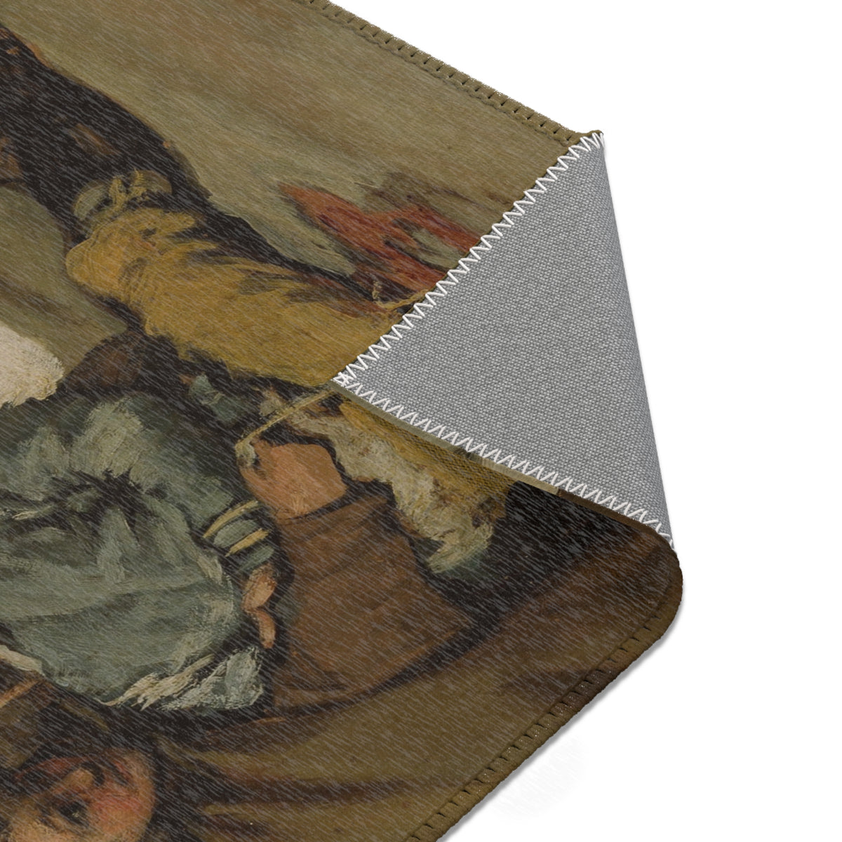 Friar Pedro Binds El Maragato with a Rope — Goya Area Rug