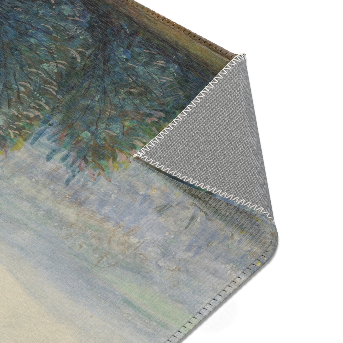 The Auvers Valley on the Oise River — Renoir Area Rug