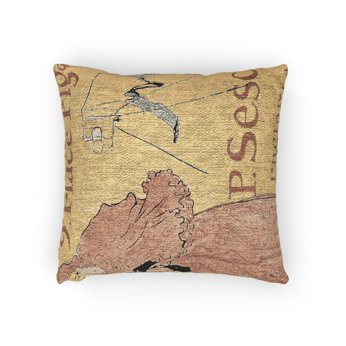 The Photographer Sescau — Toulouse-Lautrec Pillow