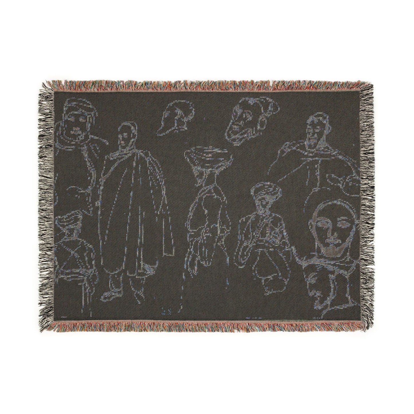 Eugène Delacroix - Sketches of Algerian Men | Tapestry Blanket