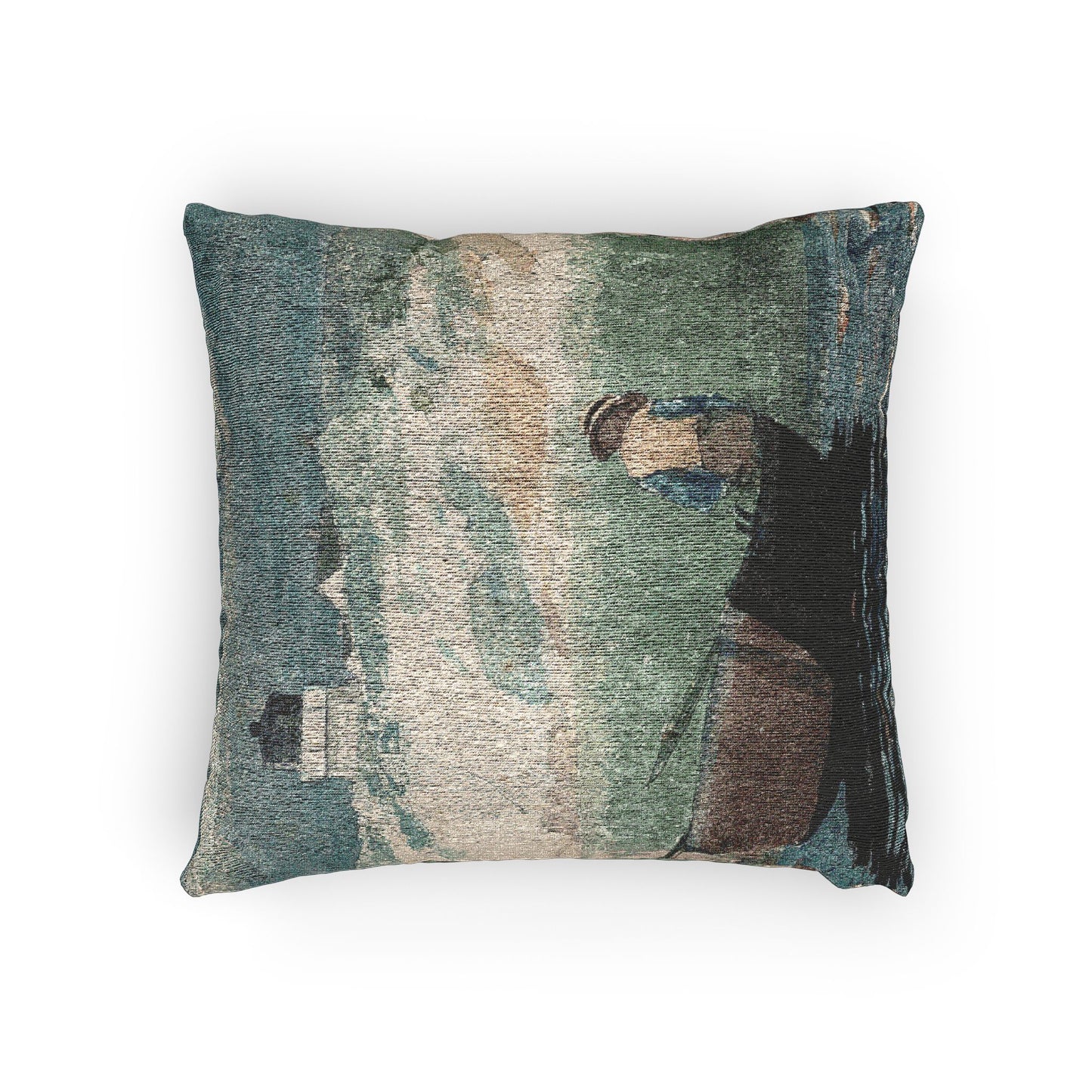 Winslow Homer - Boy in Boat, Gloucester | Woven Pillow