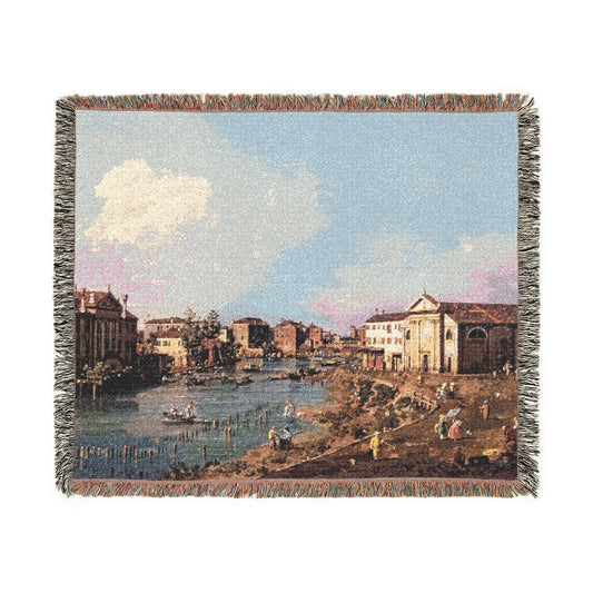 View of Dolo — Canaletto Tapestry Blanket
