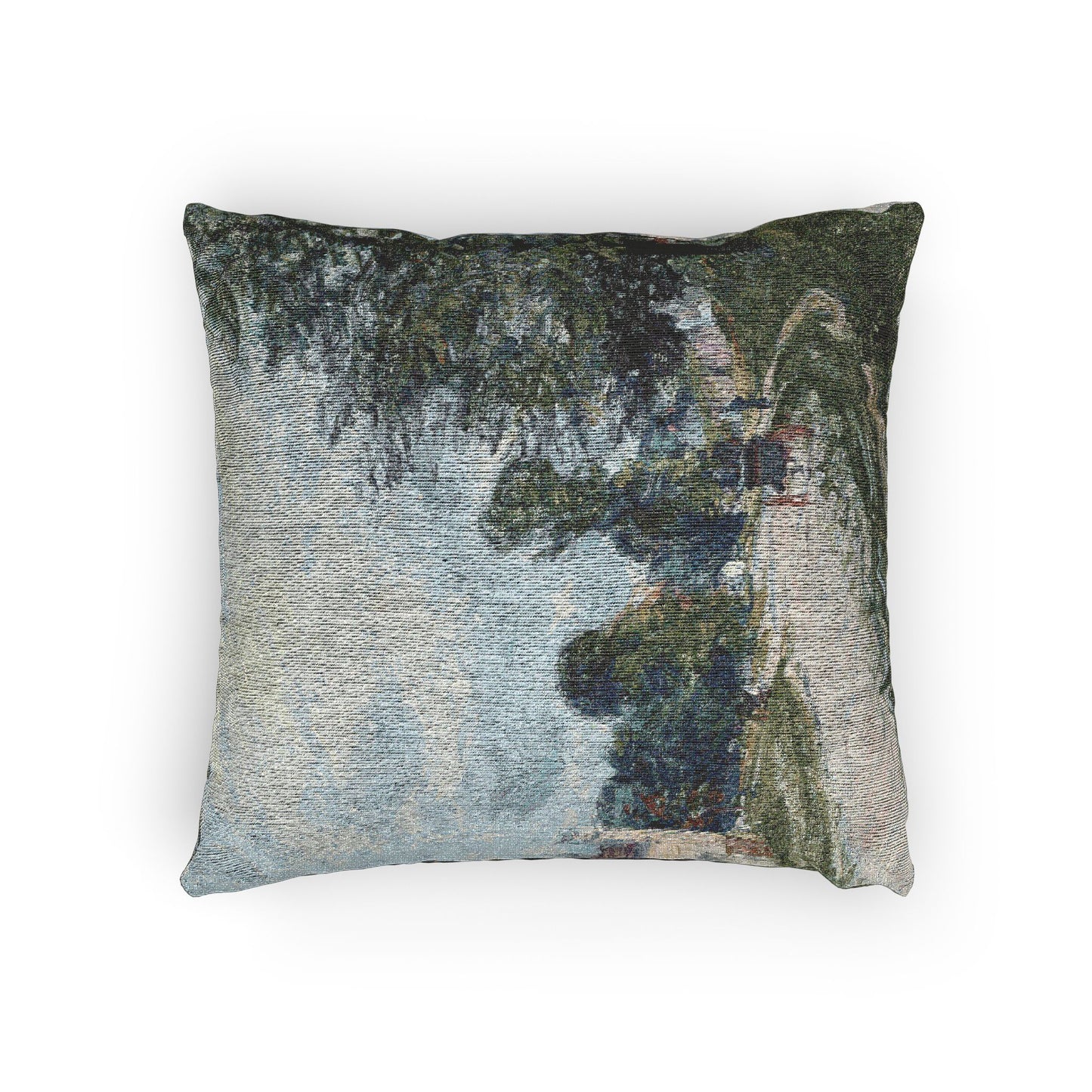 Alfred Sisley - A Turn in the Road | Woven Pillow