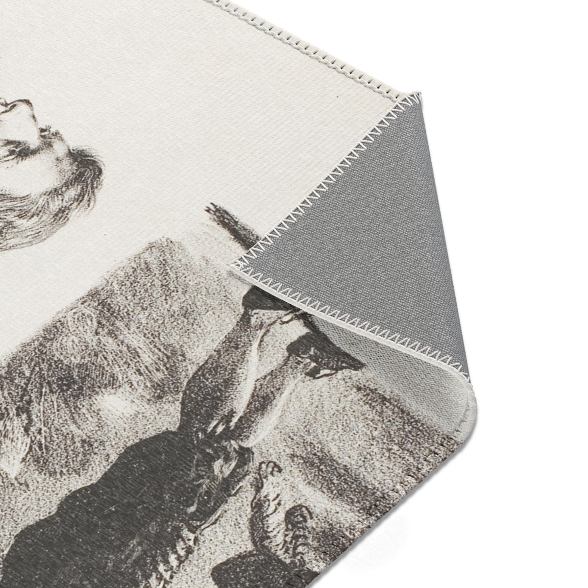 Sheet of Sketches — Delacroix Area Rug