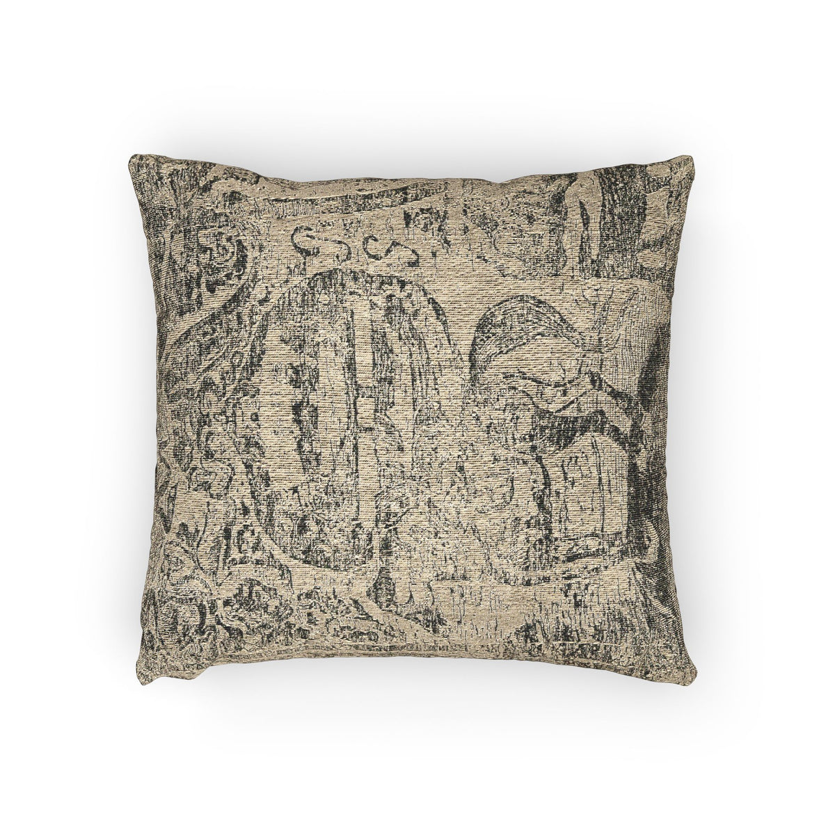 Horse, with Other Animals and Ornaments — Gauguin Pillow