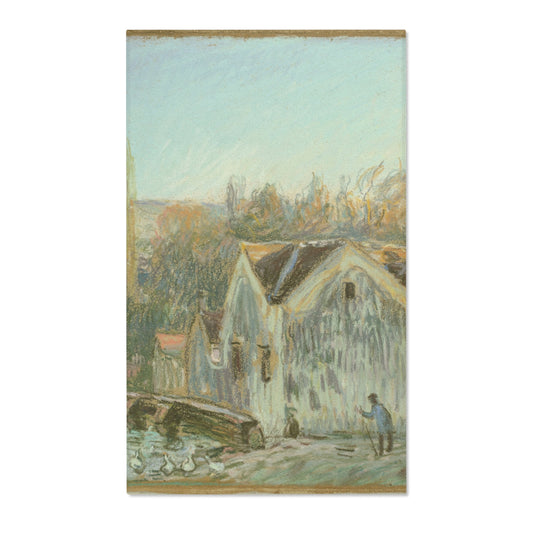 A Corner of Moret-sur-Loing — Sisley Area Rug