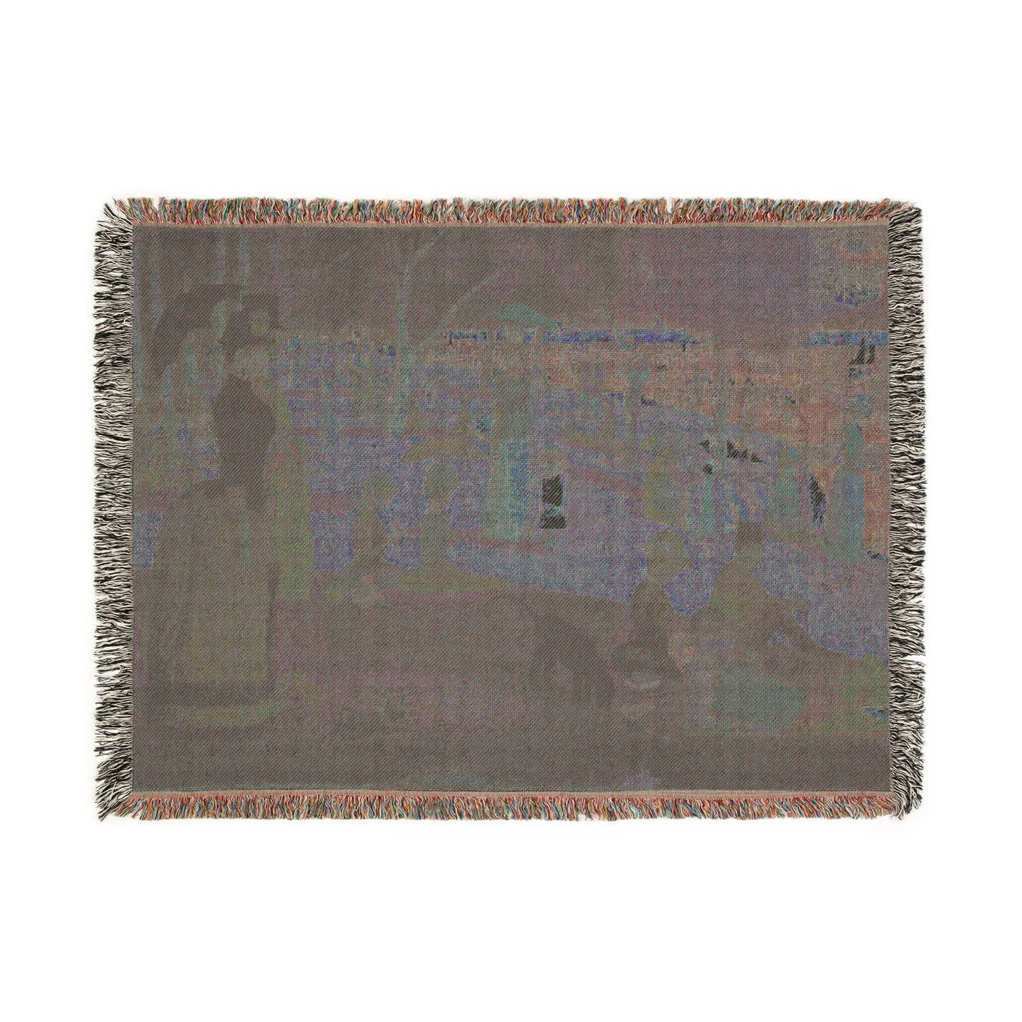 Georges Seurat - A Sunday on La Grande Jatte — 1884 | Woven Tapestry Blanket