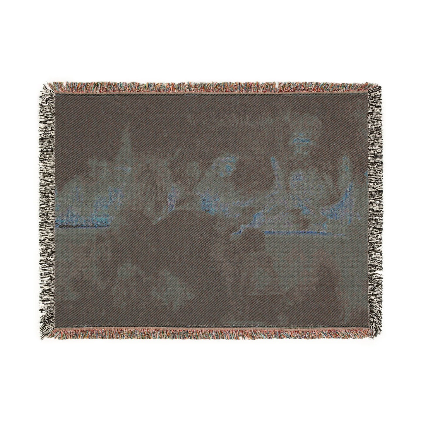 The Conspiracy of Claudius Civilis by Rembrandt van Rijn | Woven Tapestry Blanket
