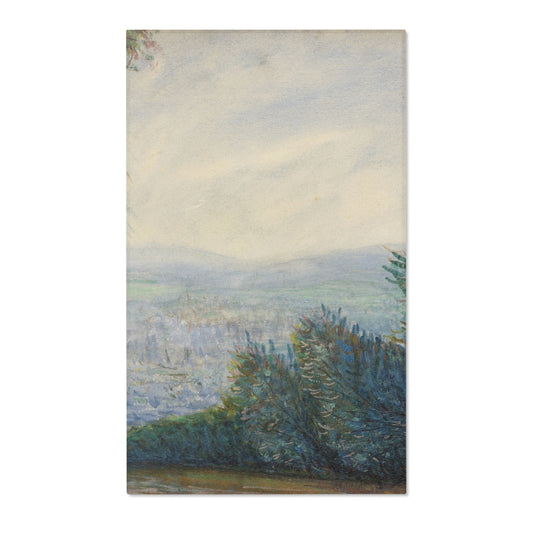 The Auvers Valley on the Oise River — Renoir Area Rug
