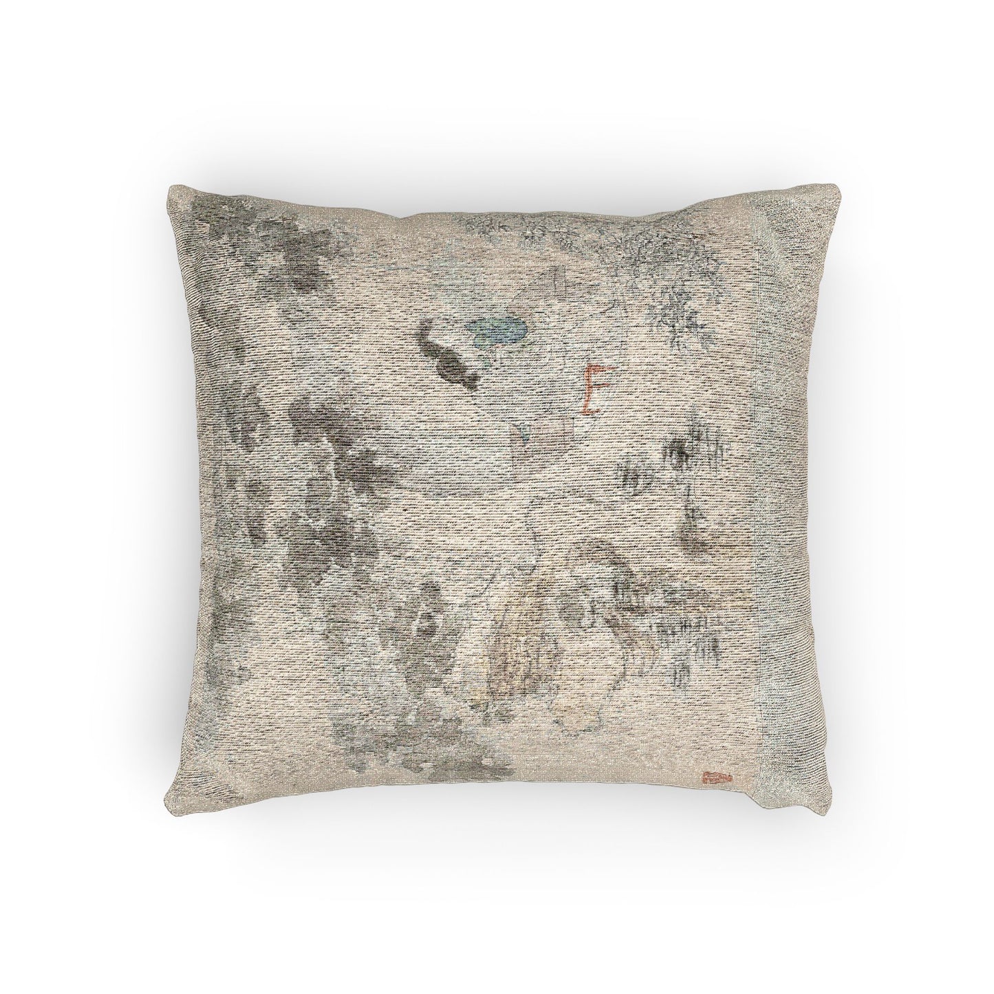 117_two-women-with-needlework-in-a-garden | Woven Pillow