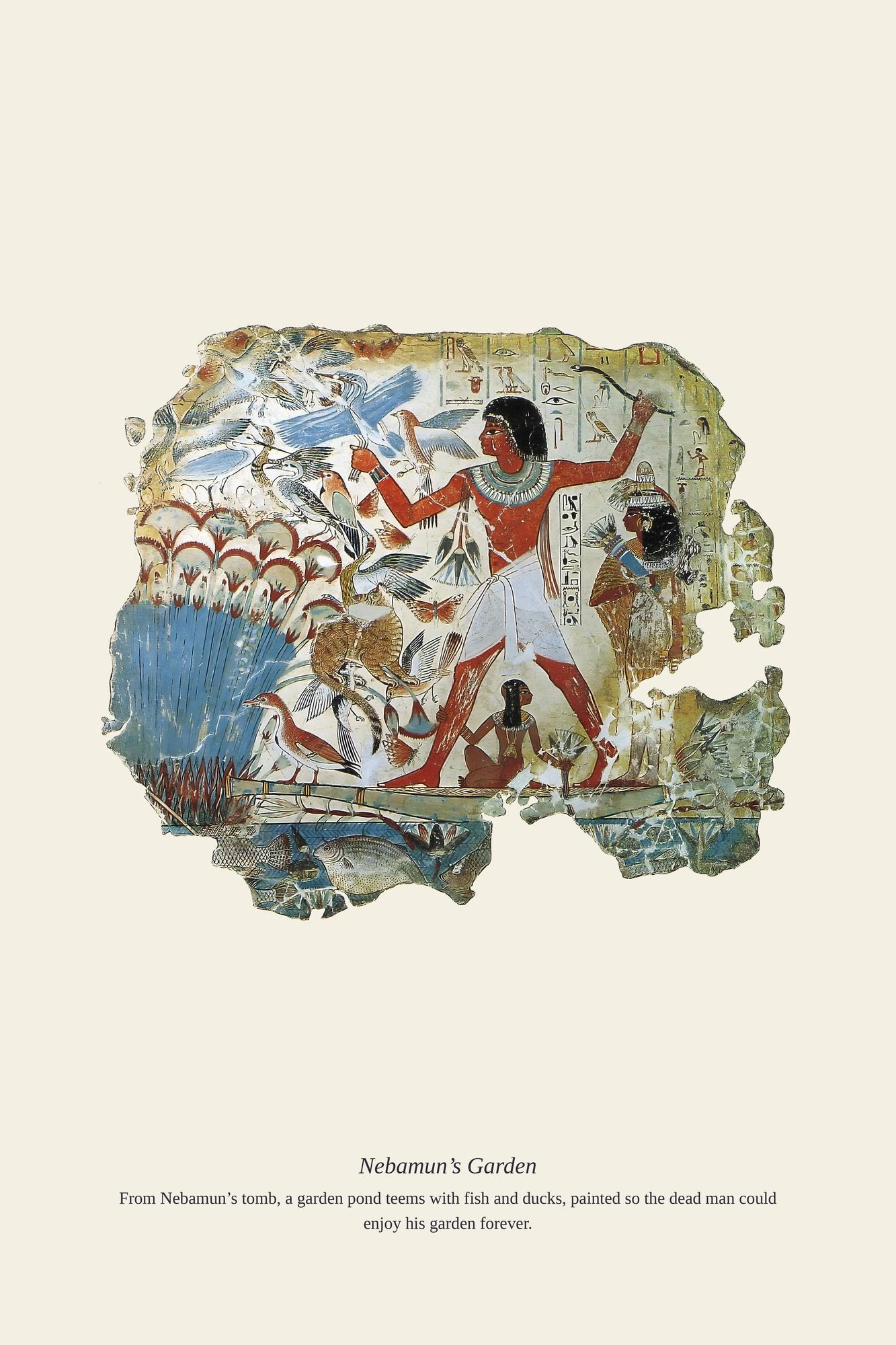 Nebamun’s Garden — antique art print