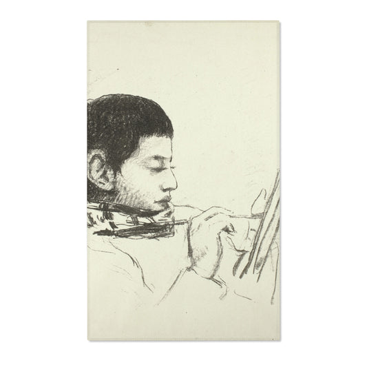 Portrait of Lucien Pissarro — Pissarro Area Rug
