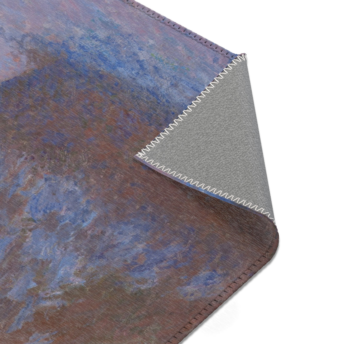 Stacks of Wheat (Sunset, Snow Effect) — Monet Area Rug