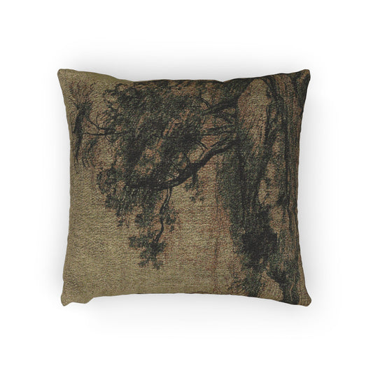 River Bank with Trees — Constable Pillow