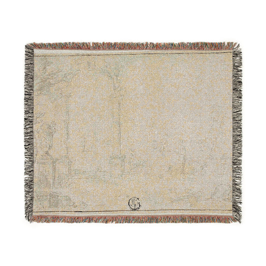 Ruins in a Park (style of Guardi) Tapestry Blanket