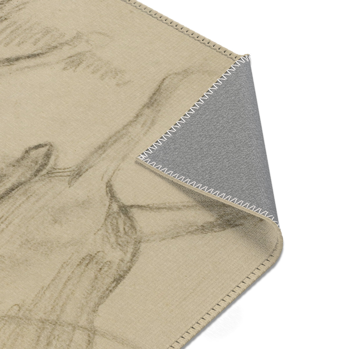 Horse and Rider — Degas Area Rug