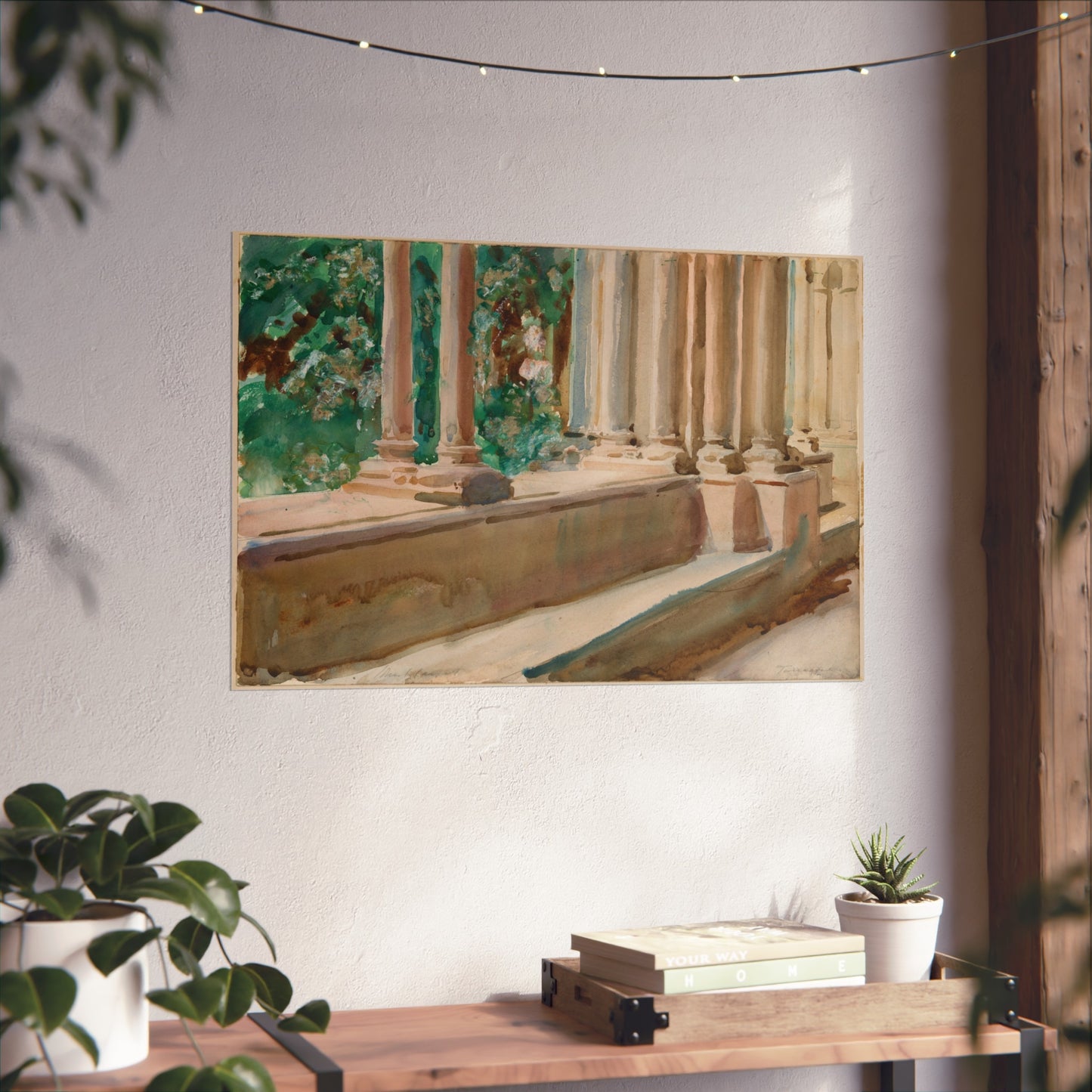 John Singer Sargent - Tarragona Terrace and Garden | Fine Art Poster