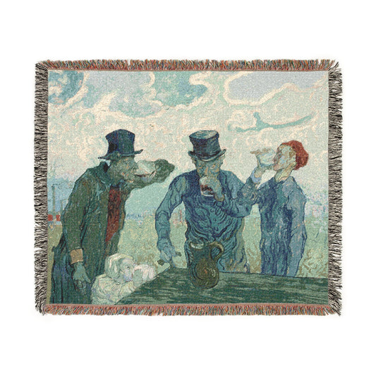 The Drinkers — Van Gogh Tapestry Blanket