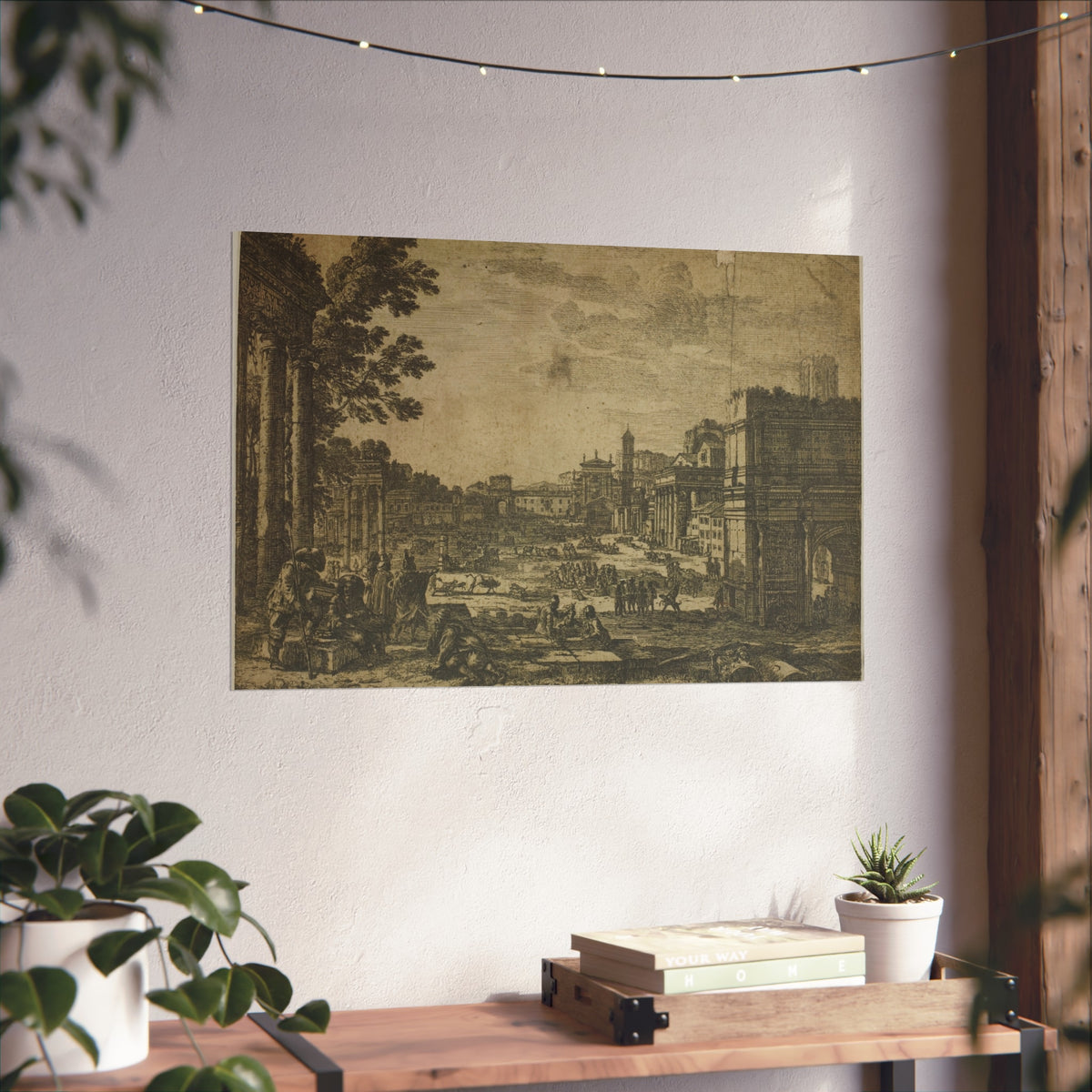 The Roman Forum — Claude Lorrain Fine Art Poster