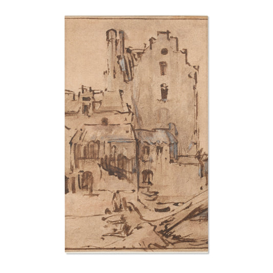 Kostverloren Castle in Decay — Rembrandt Area Rug