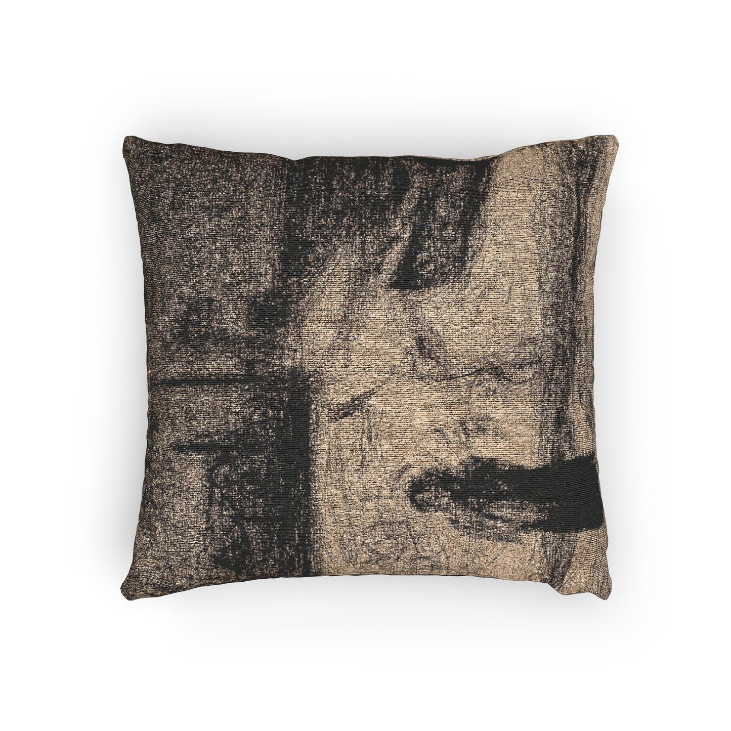 Georges Seurat - The Zone (Outside the City Walls) | Woven Pillow