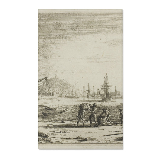 Harbor with a Large Tower — Lorrain Area Rug
