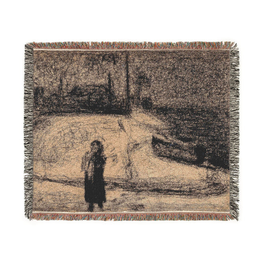 The Zone (Outside the City Walls) — Seurat Tapestry Blanket