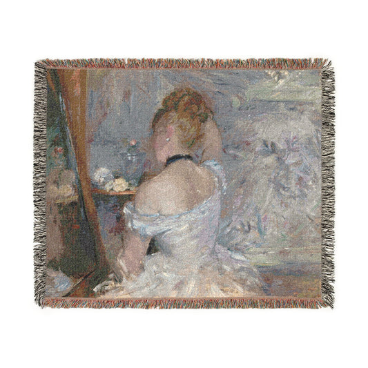 Woman at Her Toilette — Morisot Tapestry Blanket