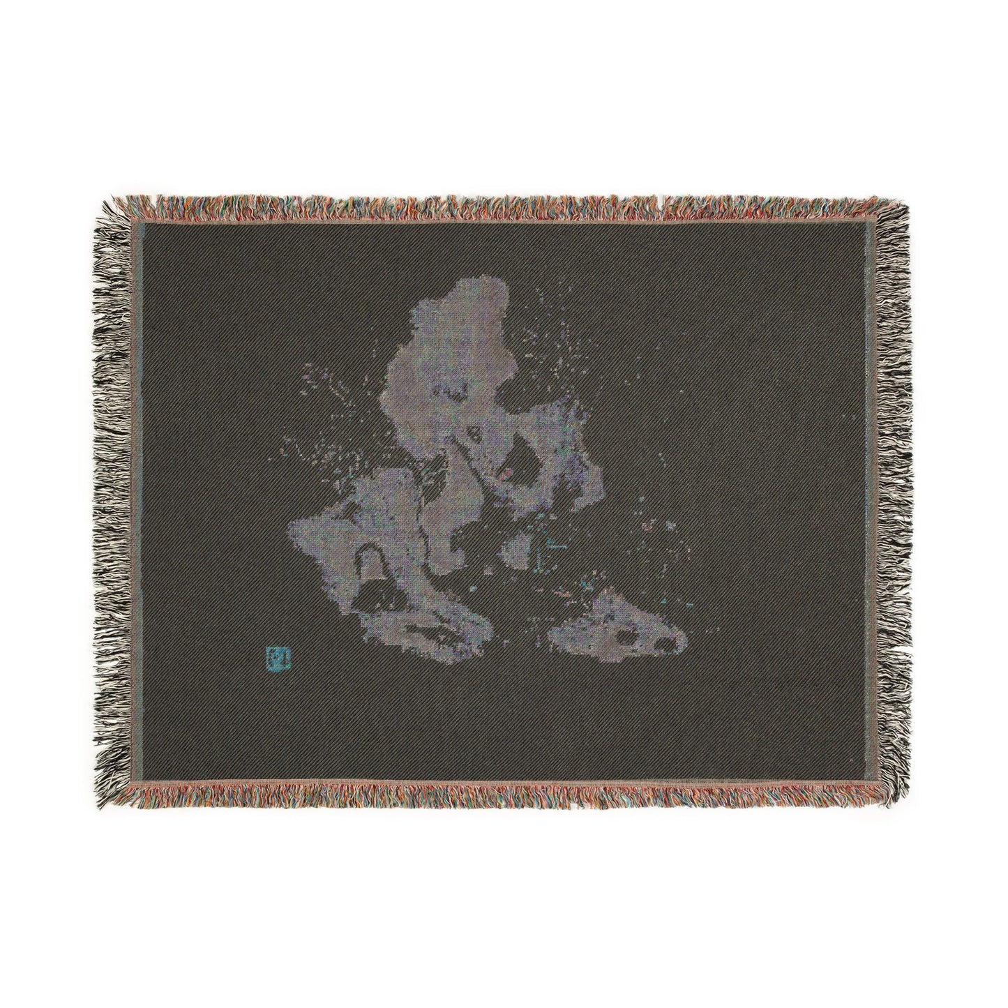 116_children-playing-blindman-s-buff-in-a-garden | Woven Tapestry Blanket