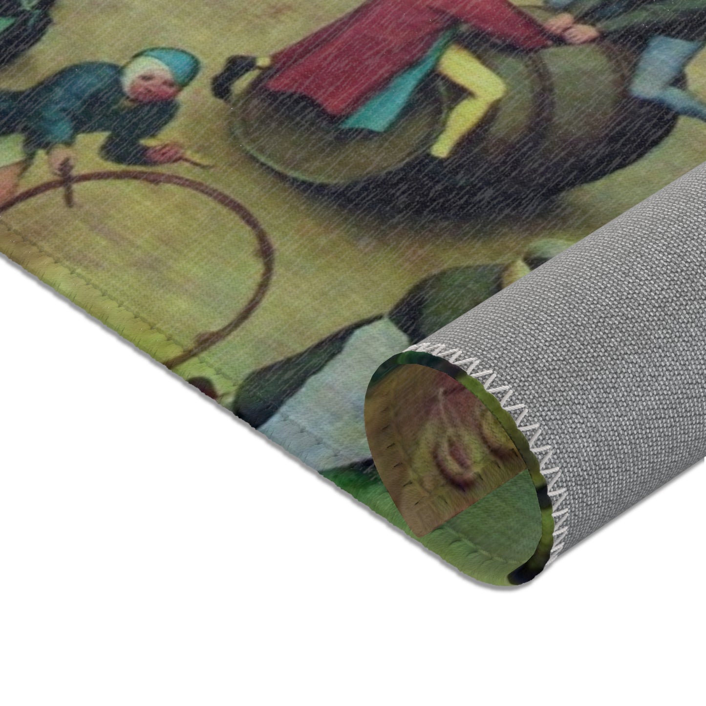 -2022-02-07 Children's Games, Pieter Bruegel the Elder, West Street, Cromer, Norfolk | Area Rug