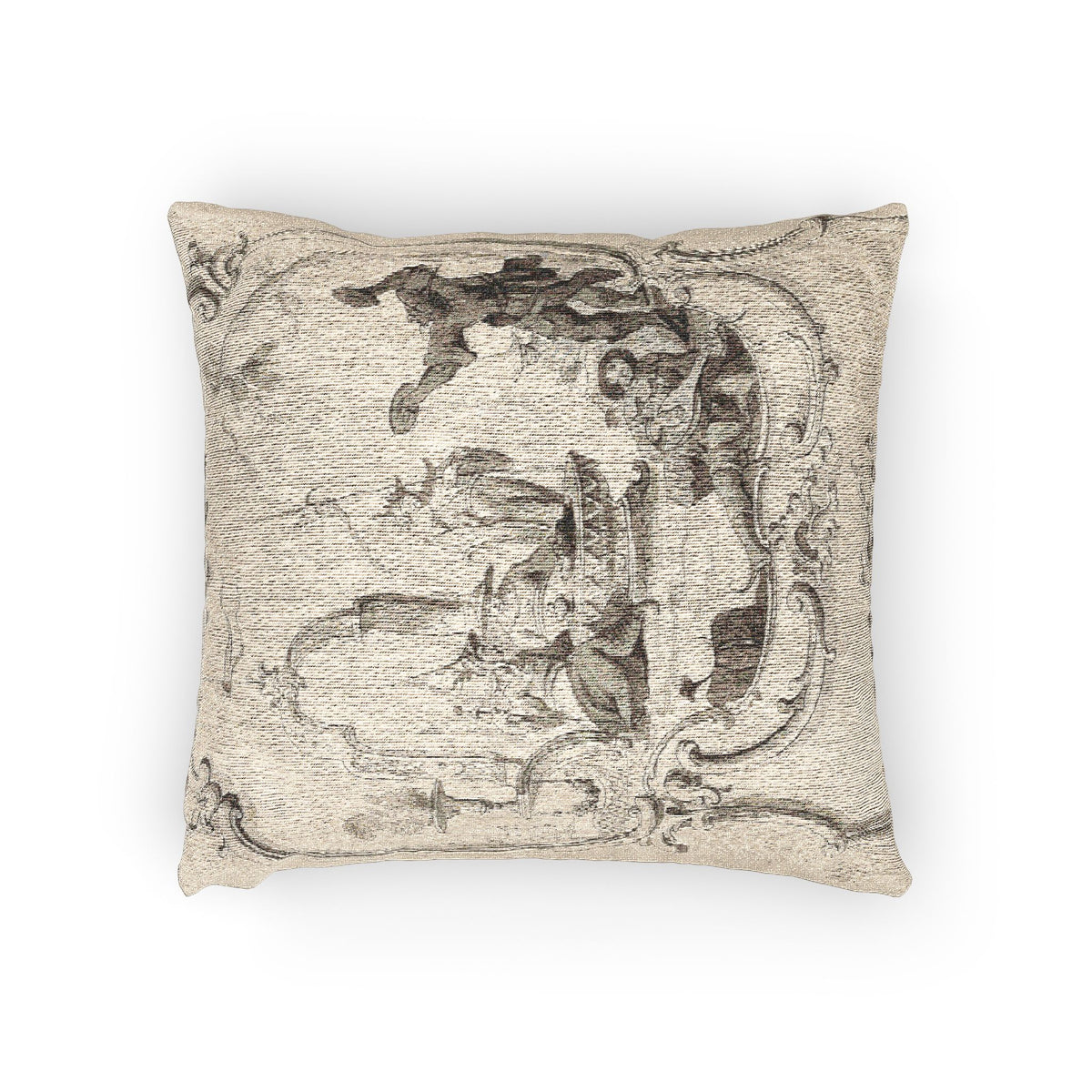 Chinoiserie in Pen and Ink I Pillow