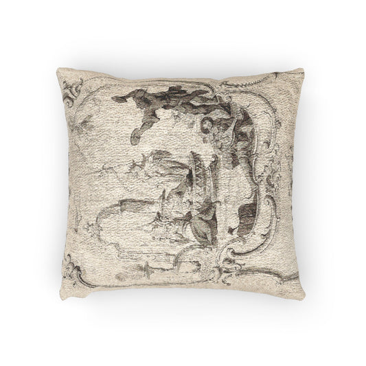 Chinoiserie in Pen and Ink I Pillow