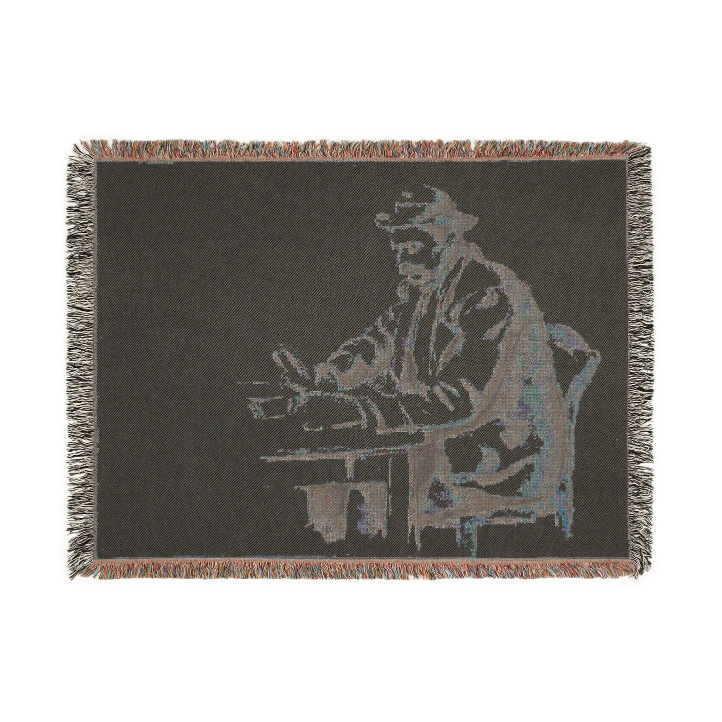 Paul Cezanne - A Study for the Card Players | Woven Tapestry Blanket