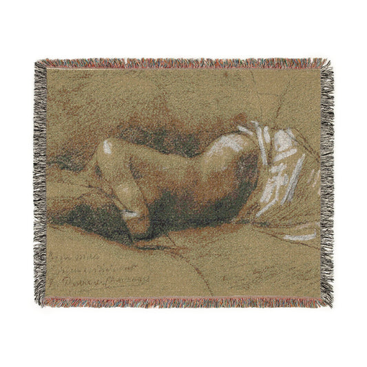 Study of a Sleeping Woman — De Chavannes Tapestry Blanket