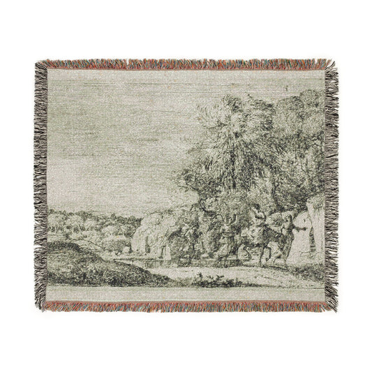 The Flight into Egypt — Lorrain Tapestry Blanket