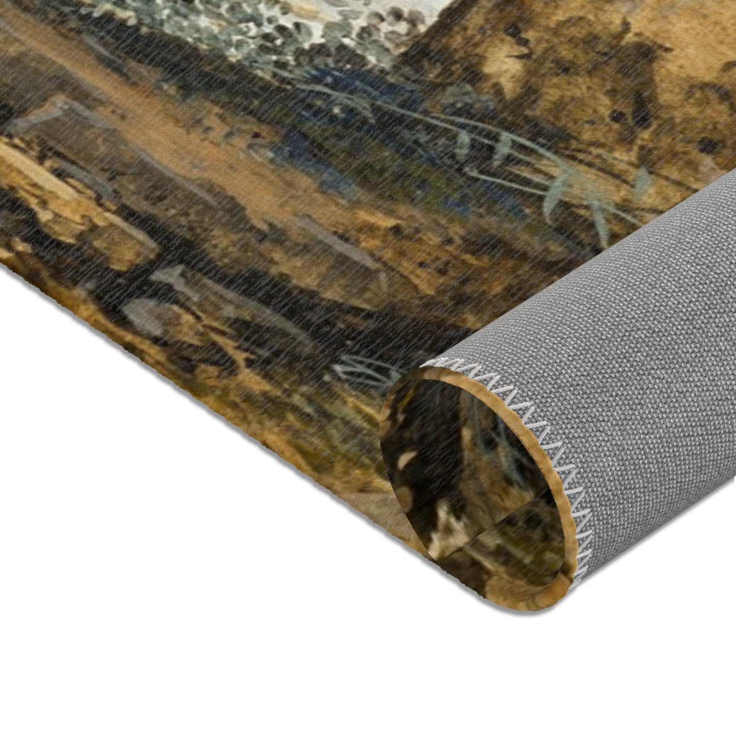 Louis Gabriel Moreau - Waterfall | Area Rug