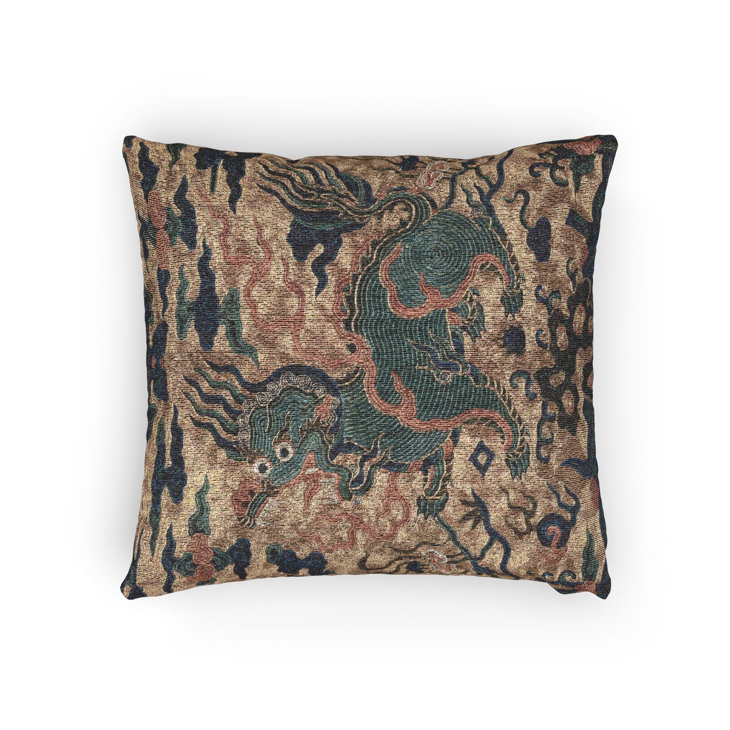 154_rank-badge-with-stylized-bear | Woven Pillow