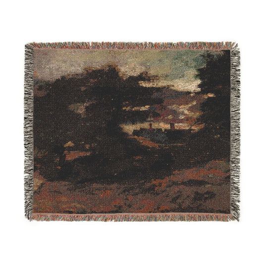 Landscape with Cottages — Constable Tapestry Blanket