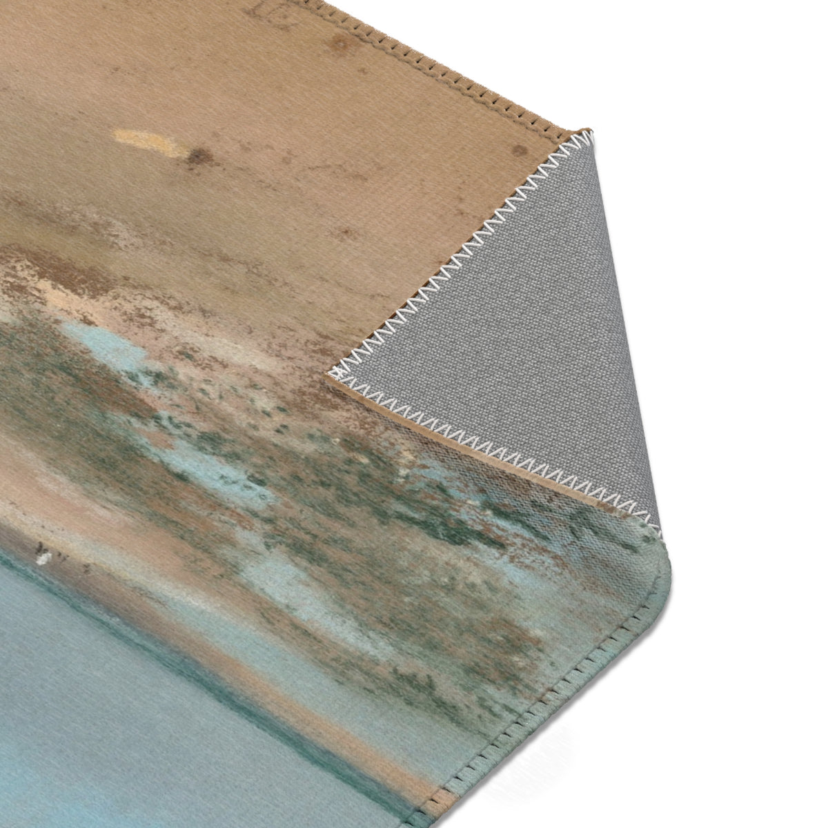 Beach at Low Tide (Mouth of the River) — Degas Area Rug