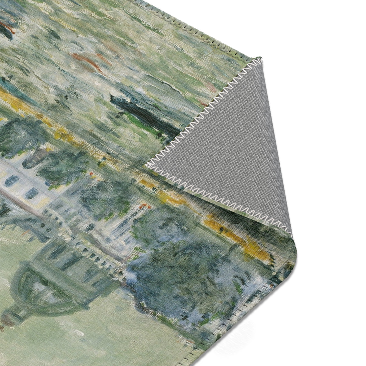 Landscape along the Seine — Sisley Area Rug