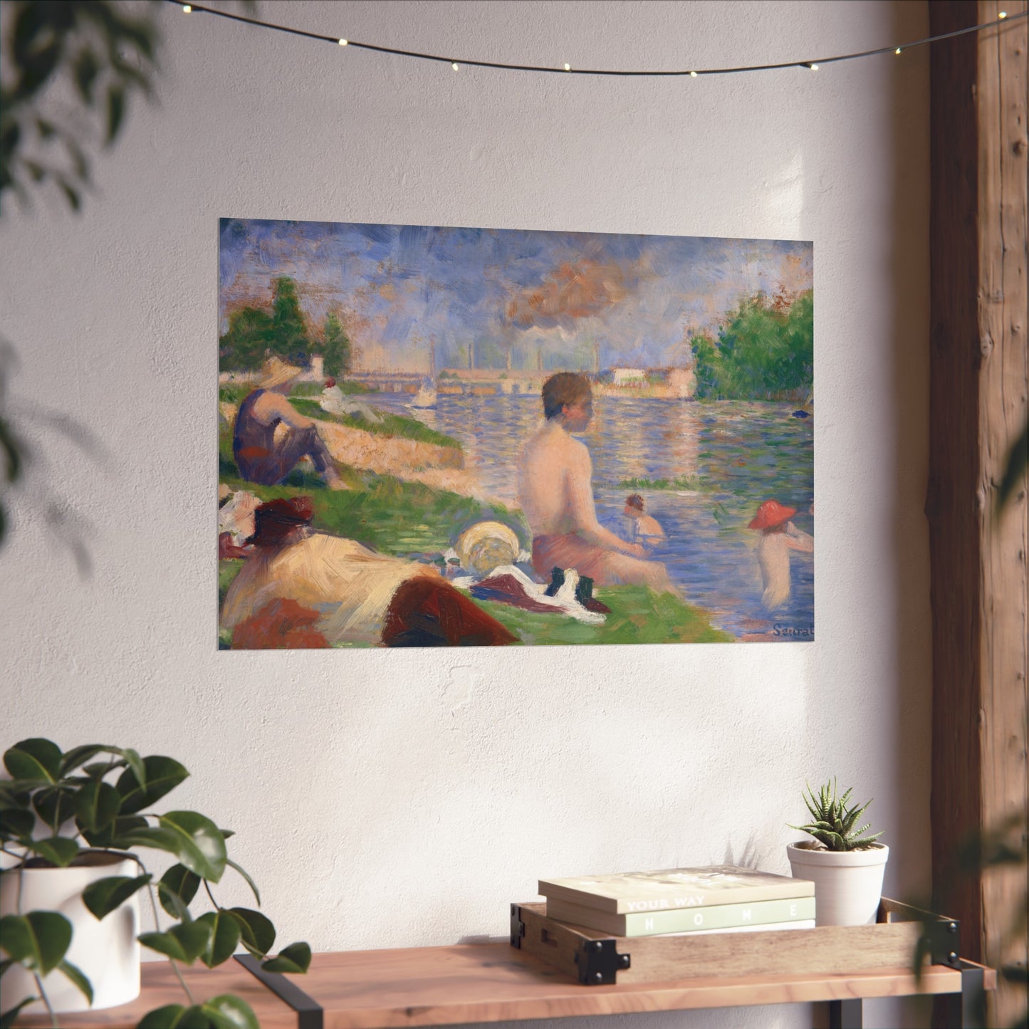 Georges Seurat - Final Study for Bathers at Asnières | Fine Art Poster