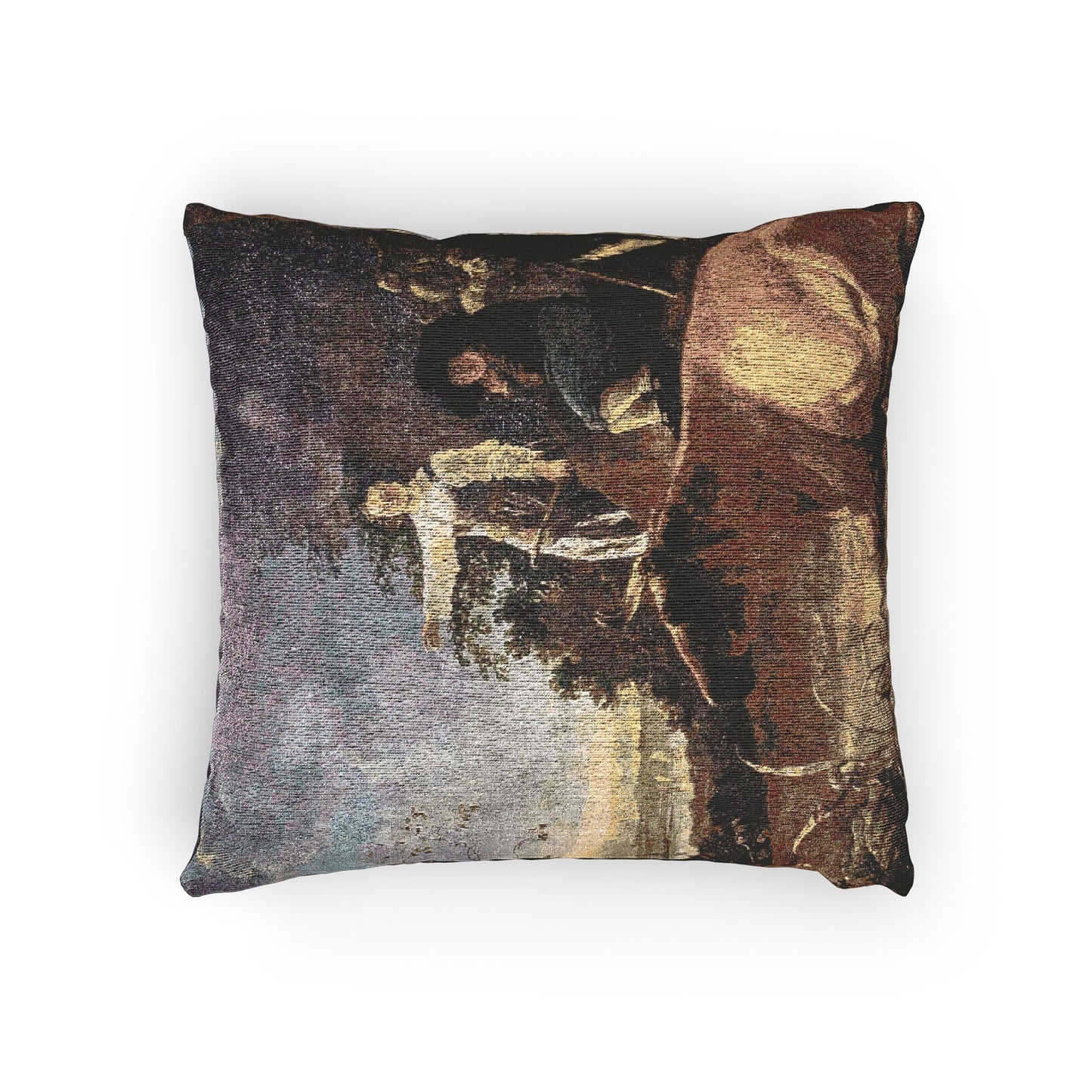 Aelbert Cuyp - Cattle with Shepherds | Woven Pillow