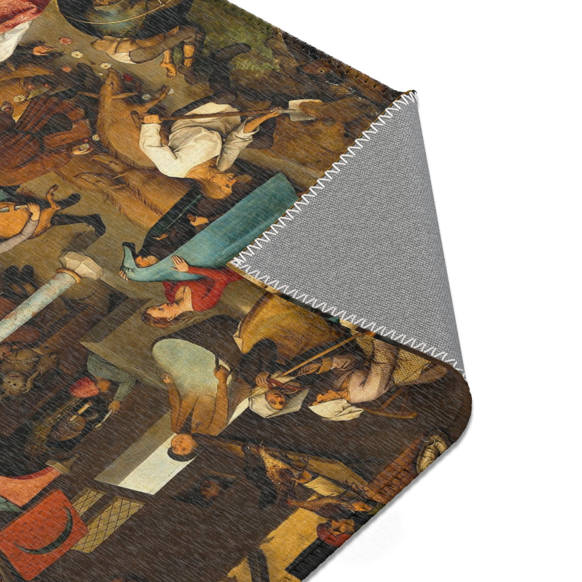 The Dutch Proverbs — Bruegel Area Rug